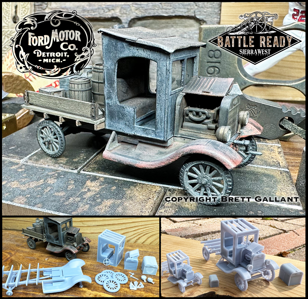 SierraWest Scale Models 3DP Kits